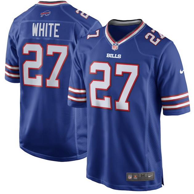 mens nike tredavious white royal buffalo bills game player jersey